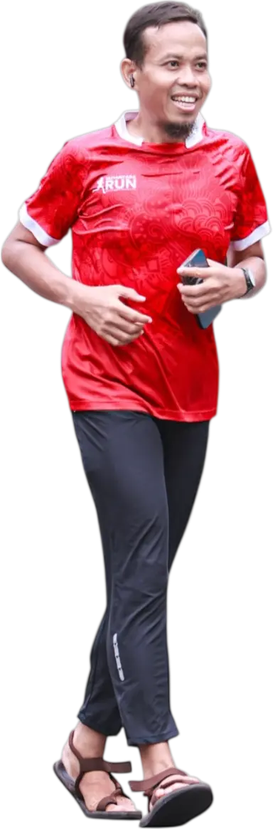 Didik Mulato setelah transformasi, berat 64 kilogram